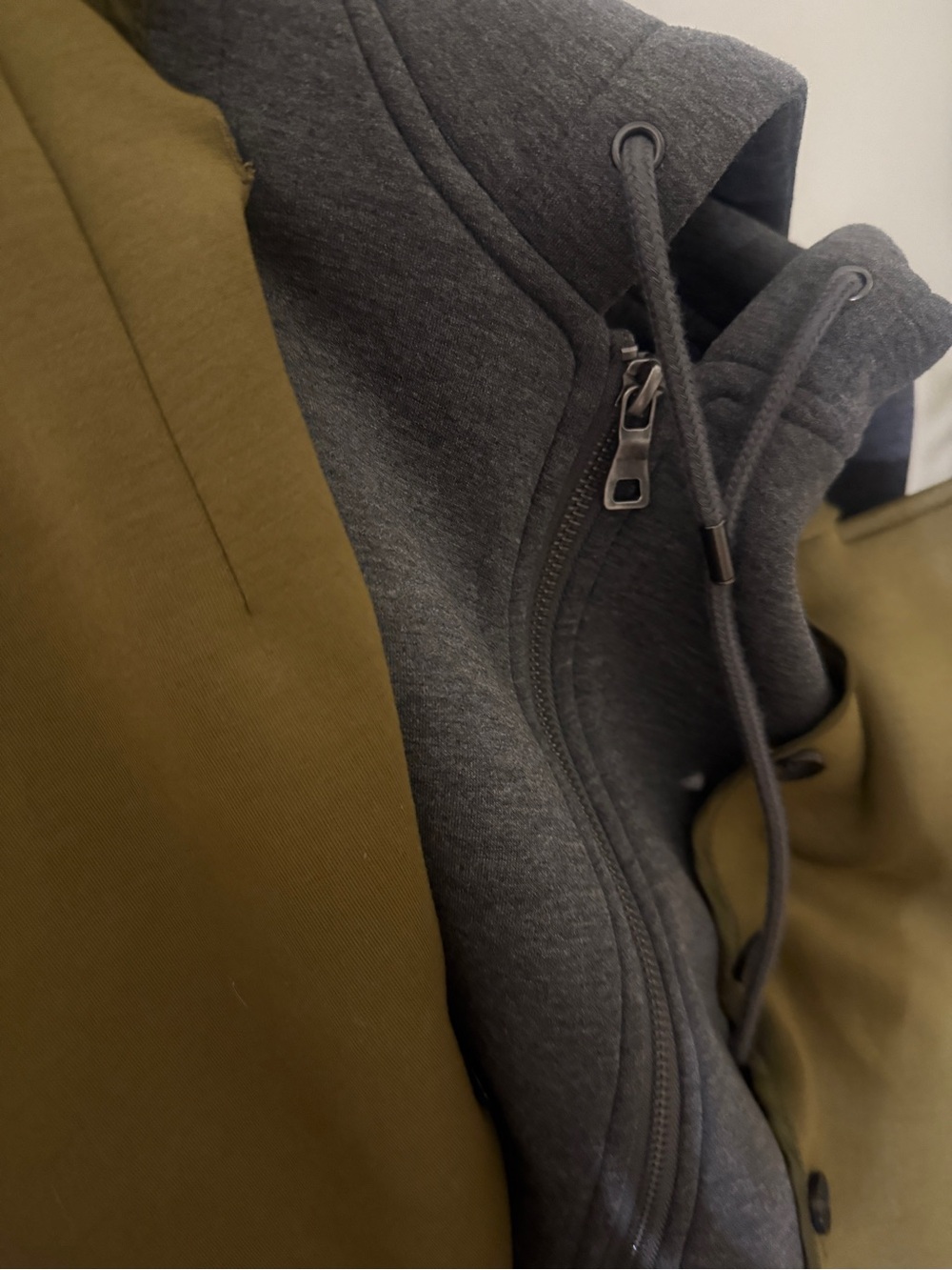 Anthropologie Maeve Twofer Hooded Peacoat Womens Camel Wool-Blend Hooded Coat s - Picture 8 of 11